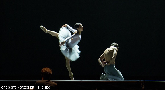 Lorna Feijóo and Yury Yanowsky perform the world premiere of Viktor Plotnikov’s “Swan.”