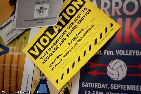 Posters have appeared around campus in response to the ongoing controversy surrounding Burton-Conner murals.