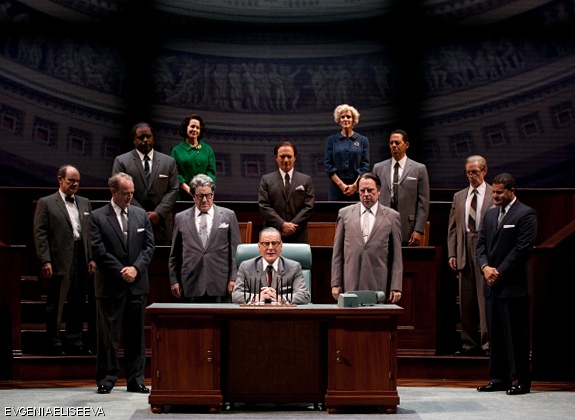 A scene from All the Way, an A.R.T production about Lyndon B. Johnson’s first year as President of the United States.