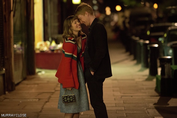 Mary (Rachel McAdams) and Tim (Domhnall Gleeson) in About Time, a comedy about love and time travel.