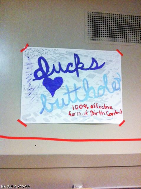 Illustrations in Pritchett Lounge in Walker Memorial were edited by Bexlians after CAC expressed concerns about the “offensive” drawings. In August, former Bexley residents were given the lounge to use as a community space following the closure of Bexley Hall last spring.