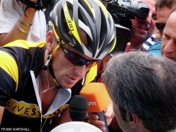 Lance Armstrong in The Armstrong Lie, a documentary about the rise and fall of the cycling legend.