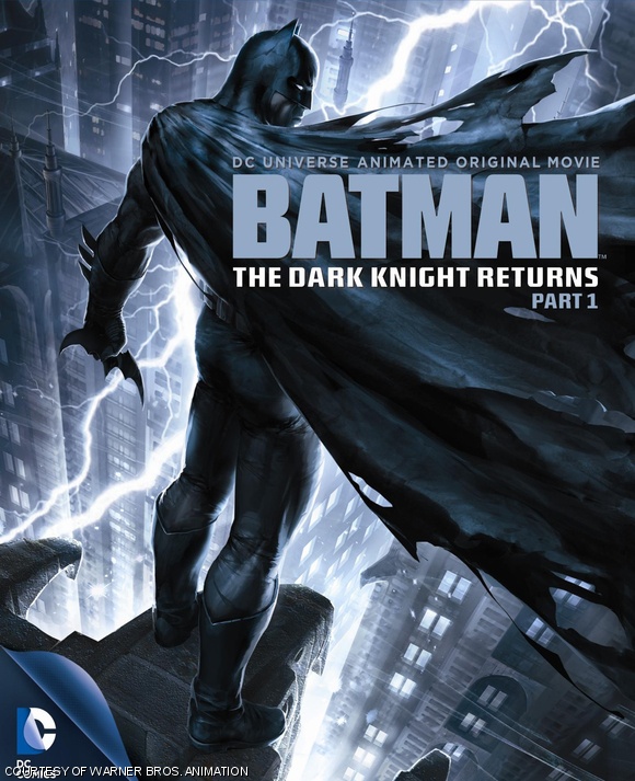 Batman: The Dark Knight Returns, a two-part animated adaptation of Frank Miller’s 1986 comic book “The Dark Knight Returns,” portrays an aging Batman and his return to fighting crime in Gotham City.