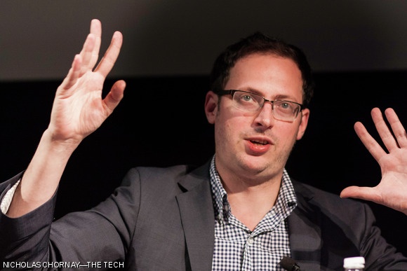 Much of the talk focused on the development on FiveThirtyEight, its beginnings at the New York Times, and Silver’s thoughts on its future. In 2007, Silver felt that politics was still “stuck in the stone age and not data-driven at all.” That year, he started blogging under a pseudonym, Poblano (“I always liked Mexican food”), for Daily Kos. Silver said that he went public later because he wanted to capitalize on it and also potentially shift careers. When Silver shifted his blog to the New York Times in mid 2010, daily traffic didn’t skyrocket — on his first day at the Times, he only got 500 pageviews. After a profile in Newsweek, he got 5,000 pageviews. He peaked on election day 2012 with 3 million page views — it has come back down since then. Silver’s three-year contract with the New York Times ends in July this year. Mnookin asked him about his future plans and whether he would continue into the 2016 election. “I’m in active discussions with the Times. It’s a great fit in a lot of ways. Jill is a perfect editor. Anything can happen in negotiation. But we’ll see. I’m pretty happy there,” Silver said. Silver talked about the pros and cons of working at the Times. Silver praised the graphics team that he works with to visually present his stories and praised the Times for its journalistic standards and reputation. However, he also spoke about how it could also be a downside. “Everyone comes after the Times. It’s the New York Yankees basically. The less obvious downside of that is that sometimes it’s hard to be kind of casual at the Times.” Silver says that with a blog, you can be “farting around.” But at the Times, “you can get in more trouble for that kind of thing. People treat it as more authoritative, so it’s harder to find that voice,” Silver said.