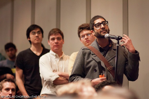 Audience members had a chance to ask Silver questions during the second half of the event. Question topics ranged from digital journalism to the future of Silver’s career. When asked about would happen when other media outlets had their own “Nate Silvers,” Silver said competing against other models would not differentiate him much in the long term — instead he “like[s] the competition against the mainstream pundits who are terrible at what they do.”