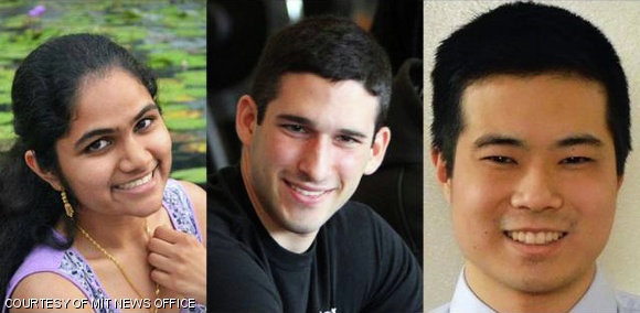 Anisha Gururaj ’15, Noam Angrist ’13, and Elliot Akama-Garren ’15 were each awarded a Rhodes Scholarship this past weekend, bringing MIT’s total number of winners to 49 since the scholarship’s founding in 1904. This is only the second time in the Institute’s history that MIT has claimed three recipients in a single year.