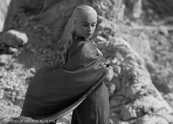 Emilia Clarke as Daenerys Targaryen in Game of Thrones, HBO’s hit fantasy drama that continues to attract international acclaim.