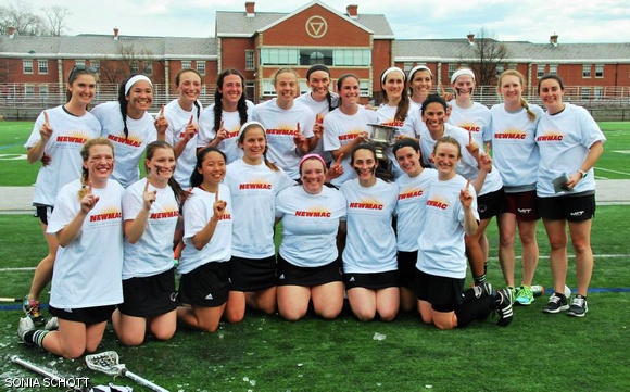 The women’s lacrosse team captured its first-ever New England Women’s and Men’s Athletic Conference (NEWMAC) Championship this past weekend, with a conference record of 7-1.