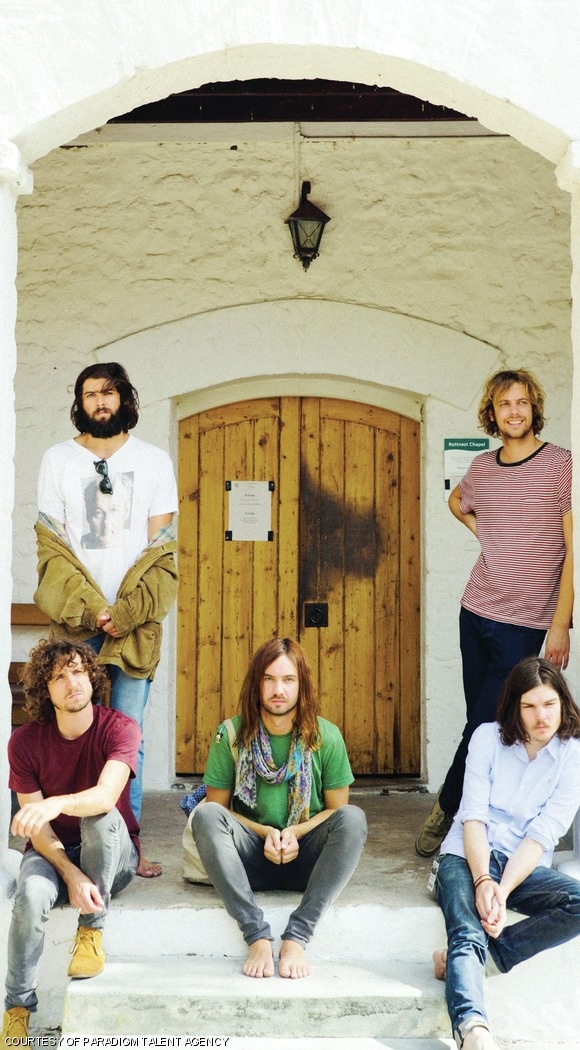 Cam Avery, Julien Barbagallo, Kevin Parker, Dominic Simper, and Jay Watson are Tame Impala.