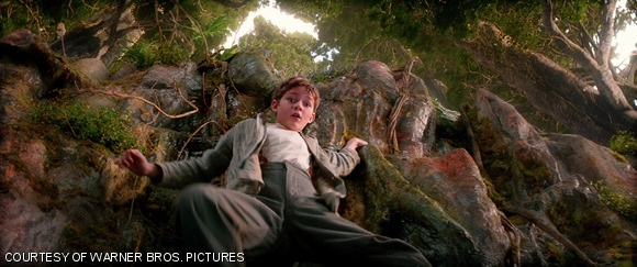 Levi Miller as Peter in Warner Bros. Pictures’ and RatPac-Dune Entertainment’s action adventure Pan, a Warner Bros. Pictures release.