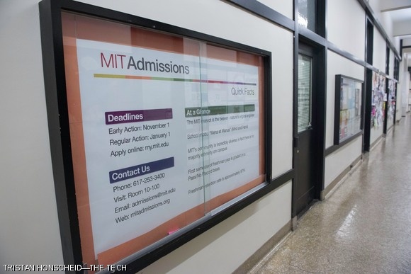 MIT admitted 656 early action applicants to the Class of 2020 last month, out of a pool of 7,767, according to the MIT admissions website.