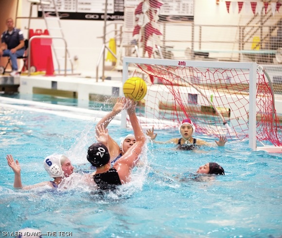 MIT Women’s Water Polo team competes during a tournament last weekend.